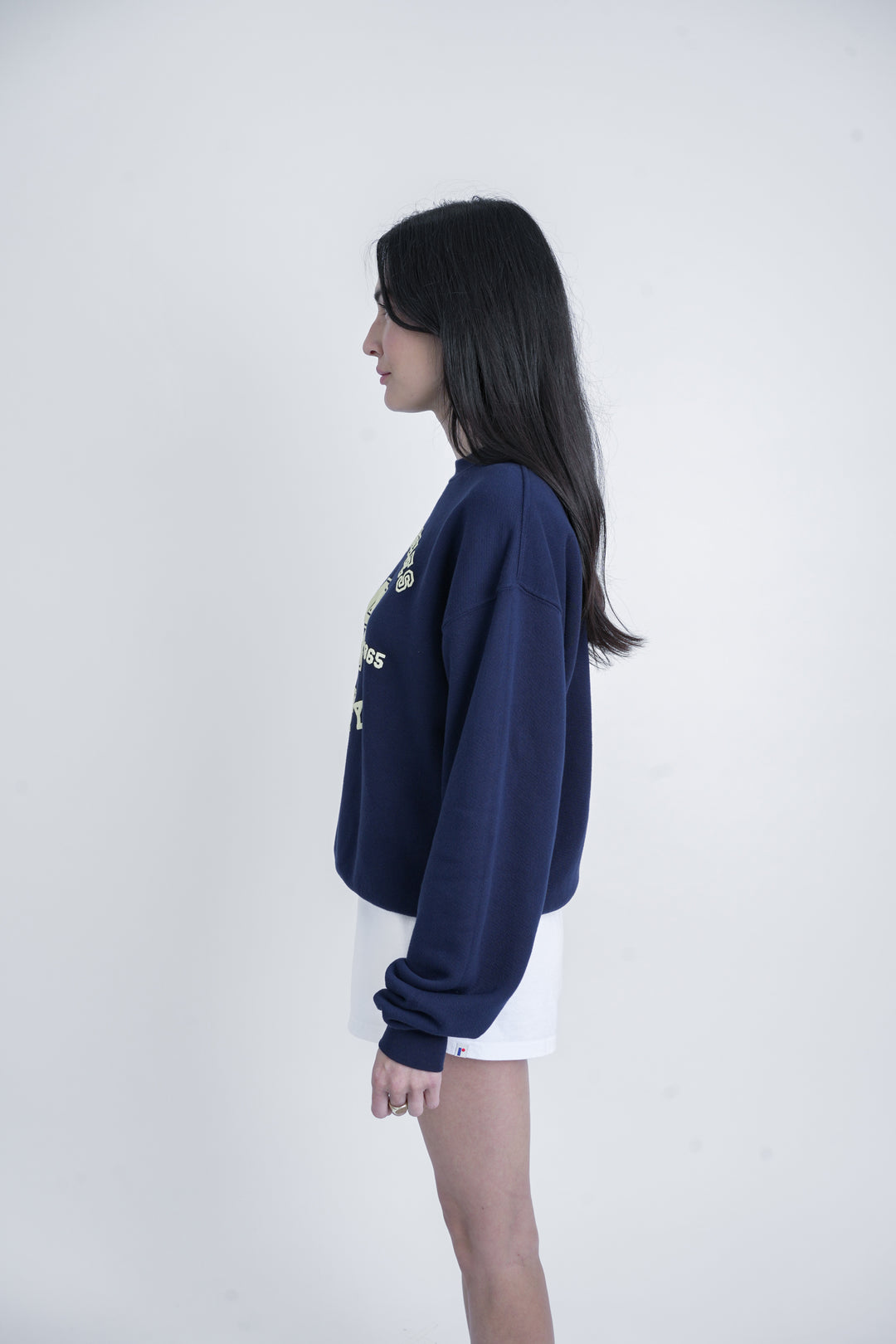 Crewneck - NOT SO BASIC in Navy