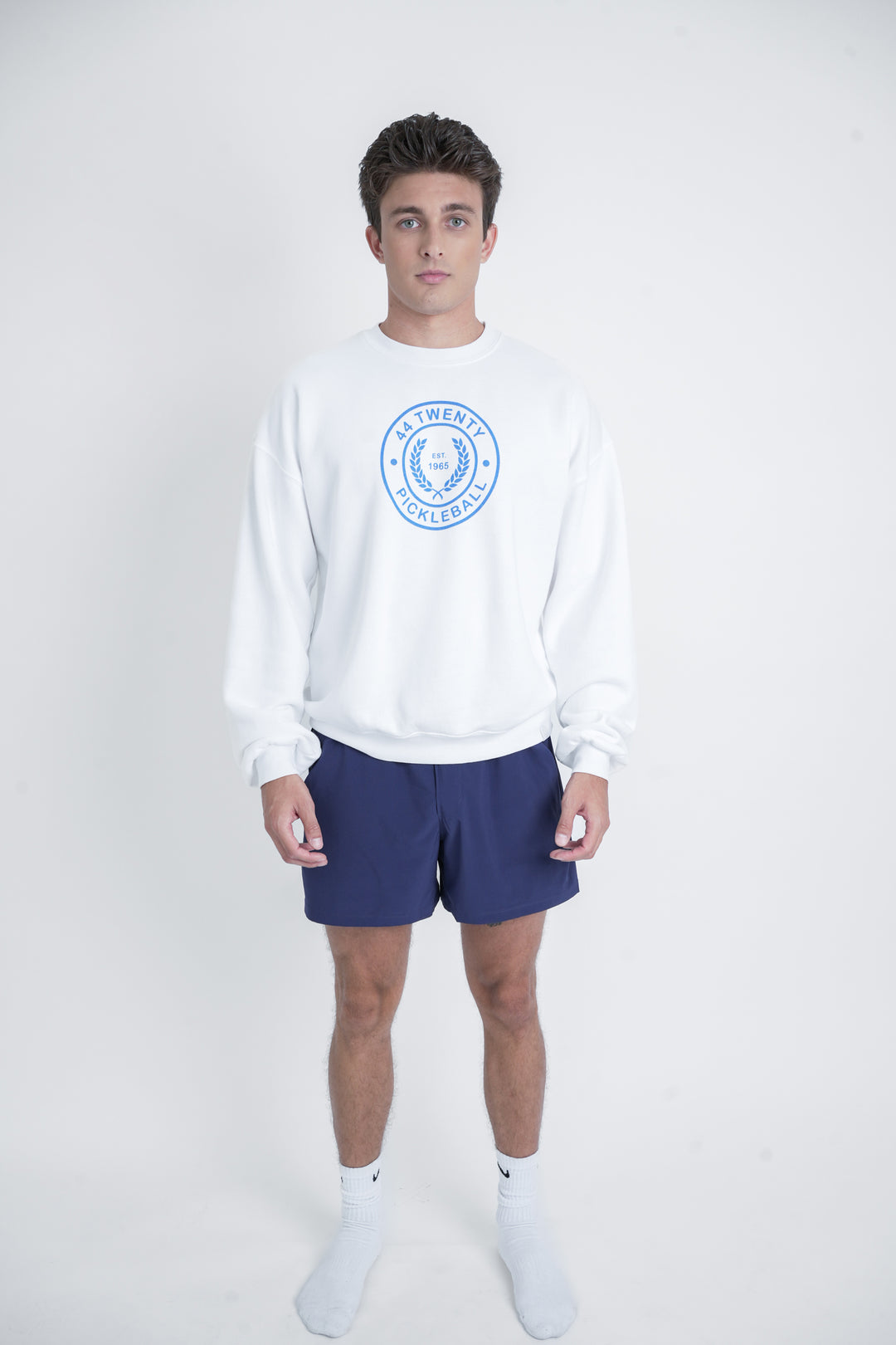 Crewneck - NOT SO BASIC in Navy