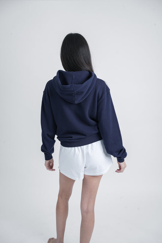 Hoodie - NOT SO BASIC in Navy