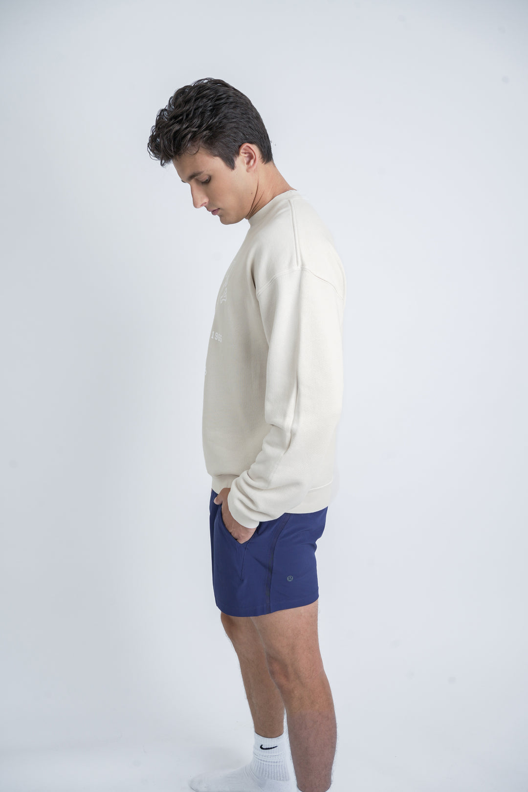 Crewneck - NOT SO BASIC in Navy