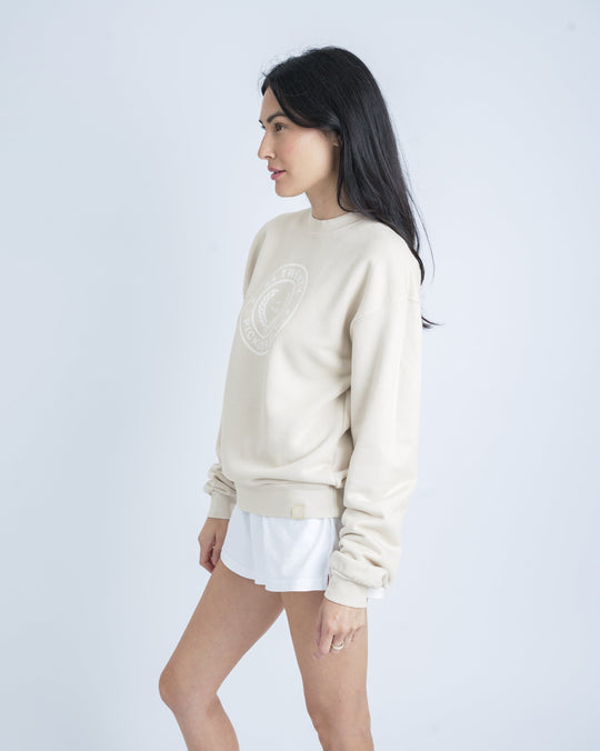 Crewneck - NOT SO BASIC  in White