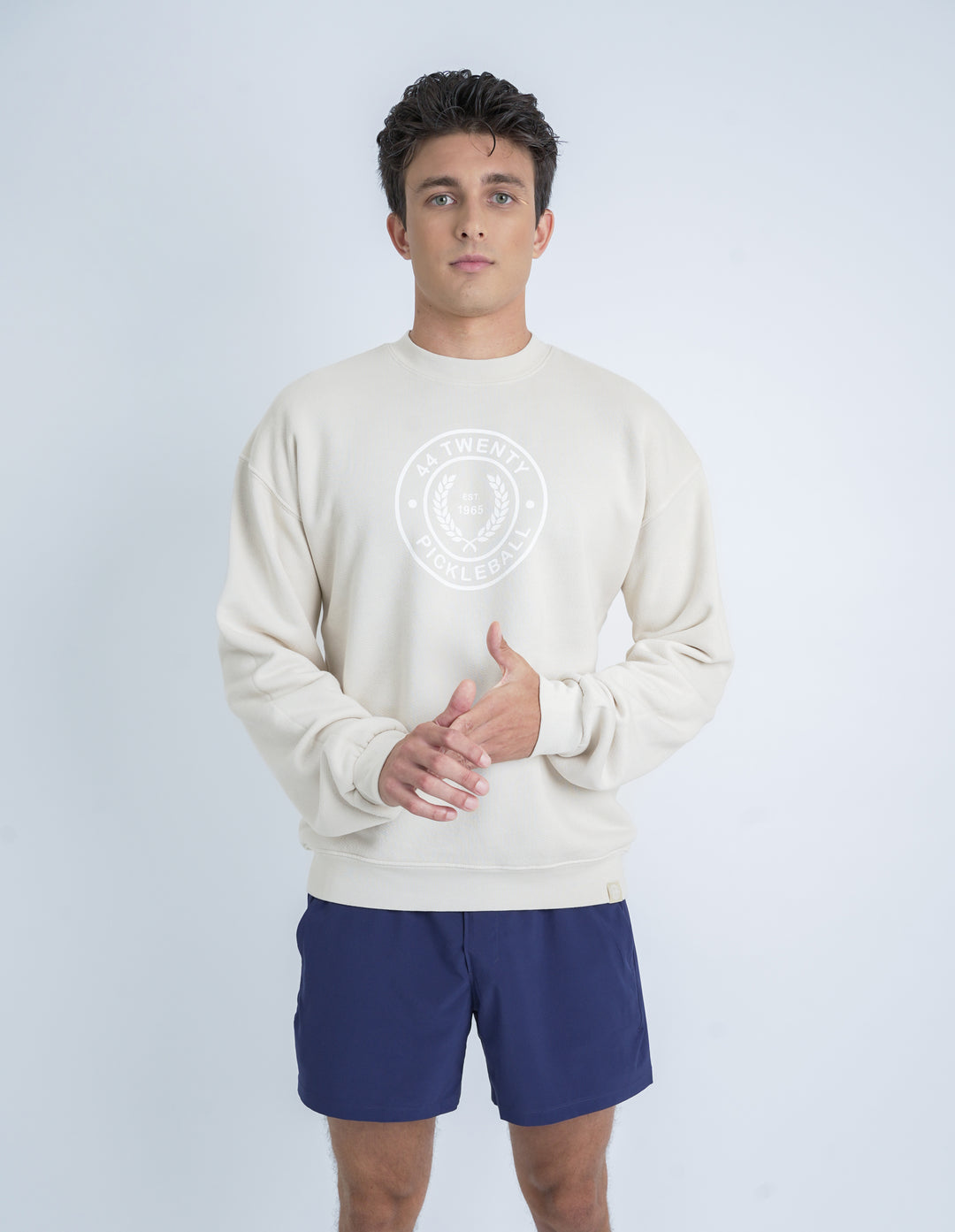 Crewneck - NOT SO BASIC in Navy